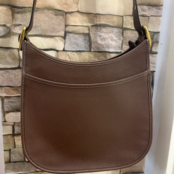 🔥SOLD🔥COACH pebbled leather saddle zip top Crosby - Picture 11 of 16